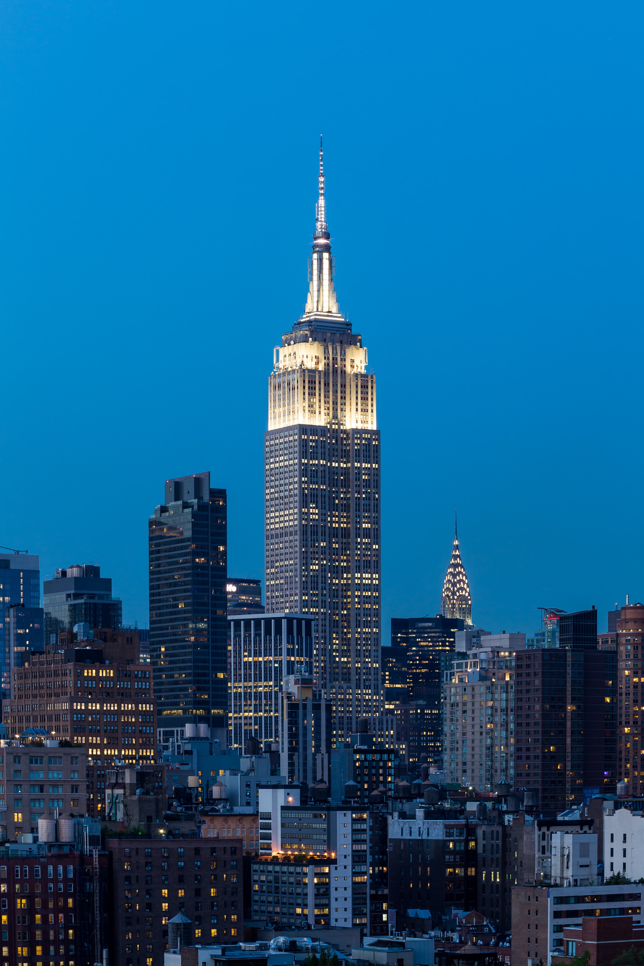 X Wallpaper Empire State Building Beside City Buildings Peakpx