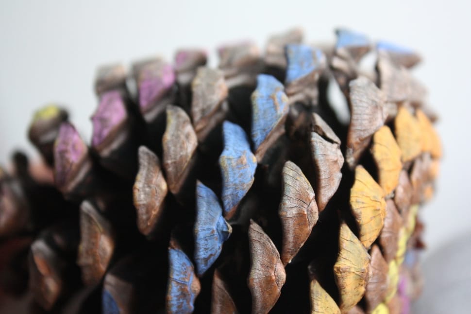 brown blue and yellow decorative ornament preview