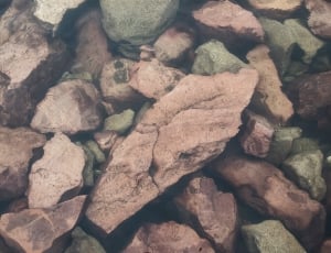 brown and green stone fragments thumbnail