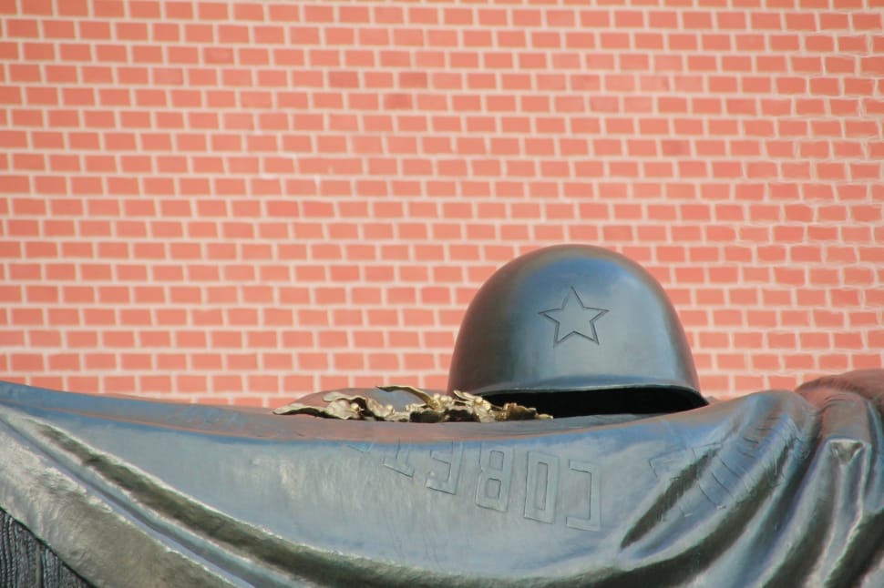 black vintage army helmet preview