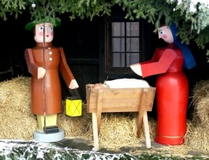 wooden nativity figurine thumbnail
