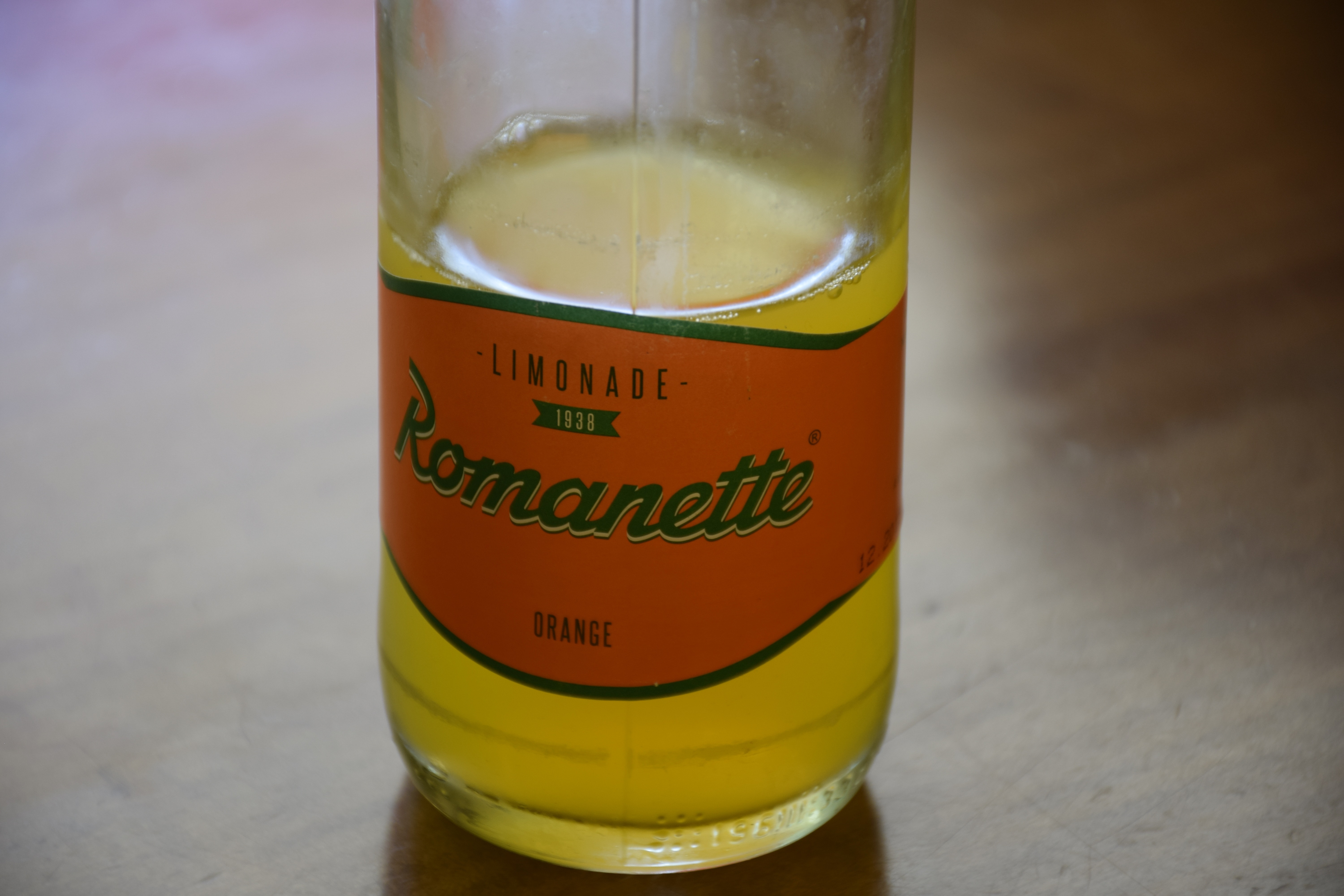 romanette glass bottle