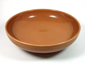 brown ceramic round dish thumbnail
