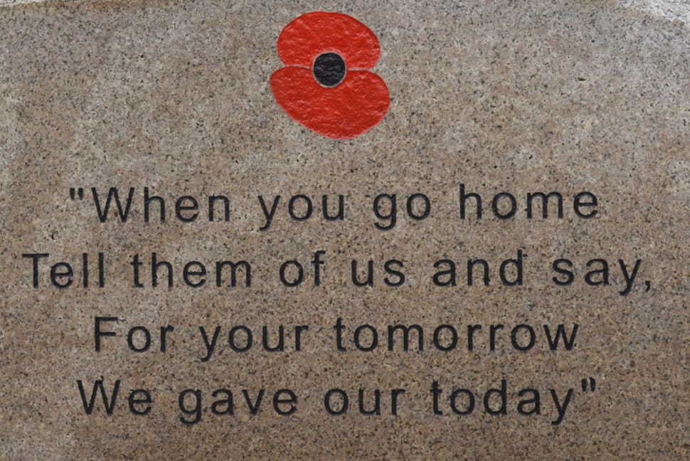 when you go home tell them of us and say for your tomorrow we gave our today preview