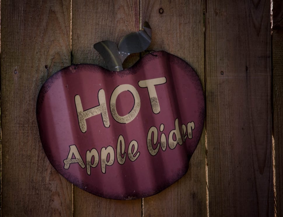 hot apple cider signage preview
