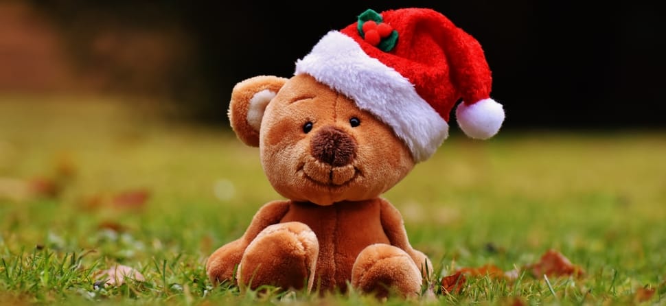 bear in santa hat plush toy preview