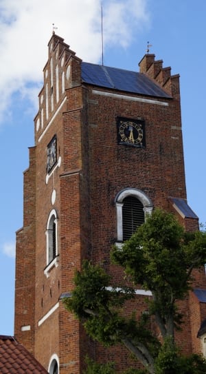 brown brick church tower thumbnail