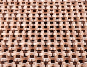 brown wooden cube brick lot thumbnail