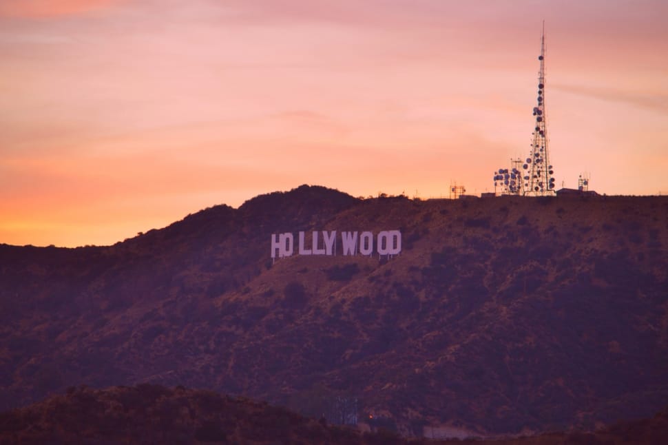 los angeles california hollywood sign preview