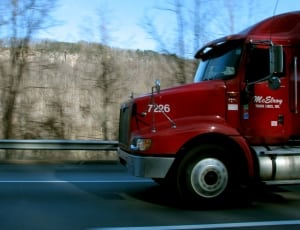 red freight truck thumbnail