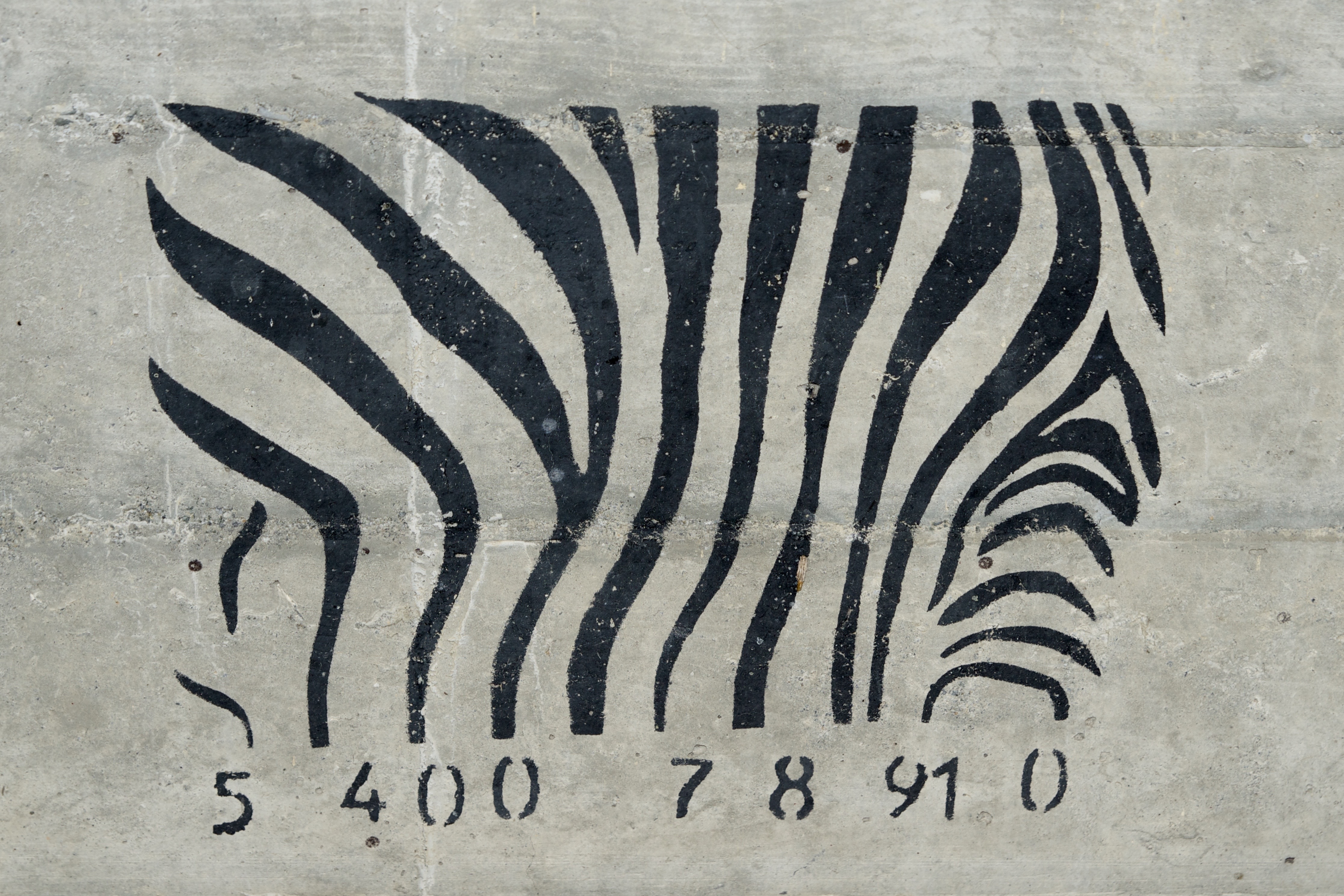 5 400 7891 0 stencil zebra art