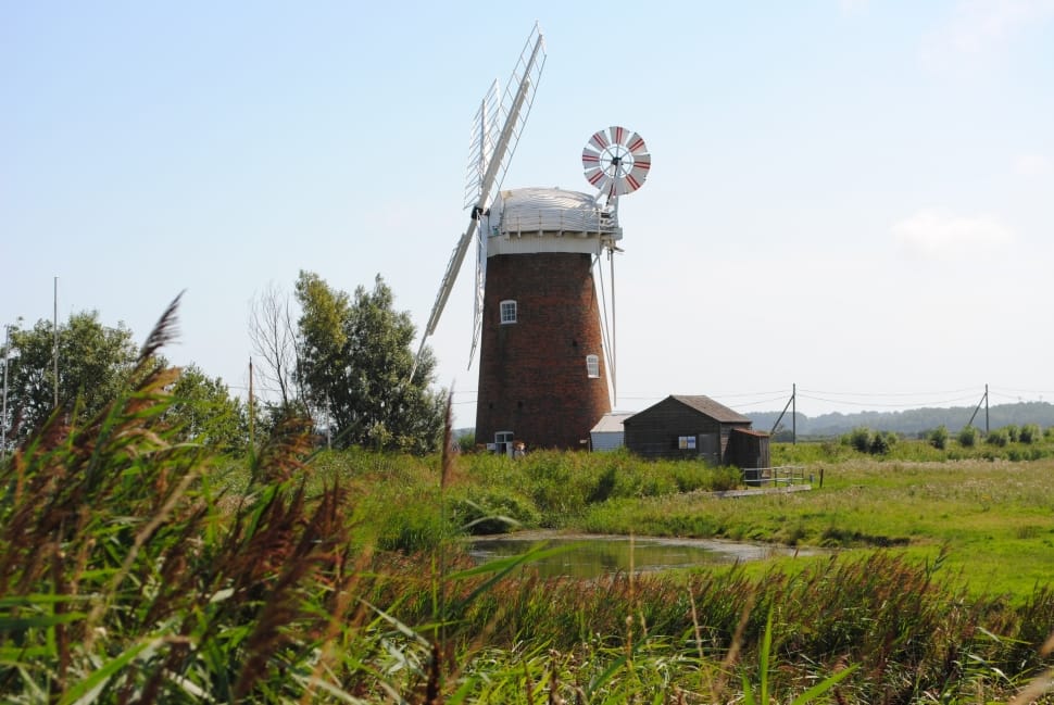 brown and white windmill preview