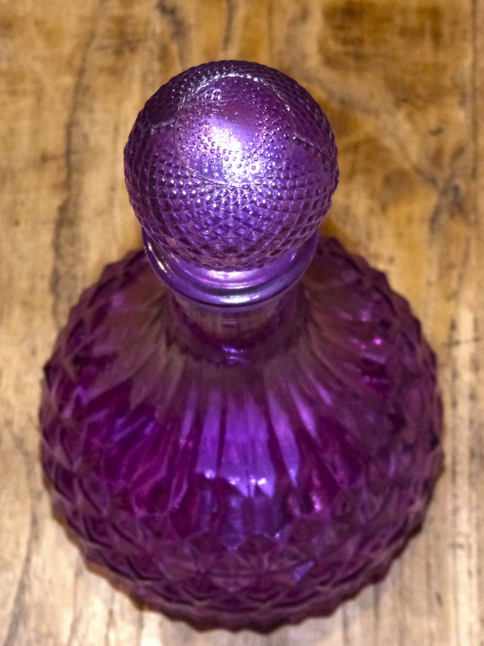 pink glass decanter preview