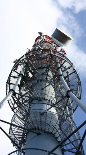 white black and red satellite tower thumbnail