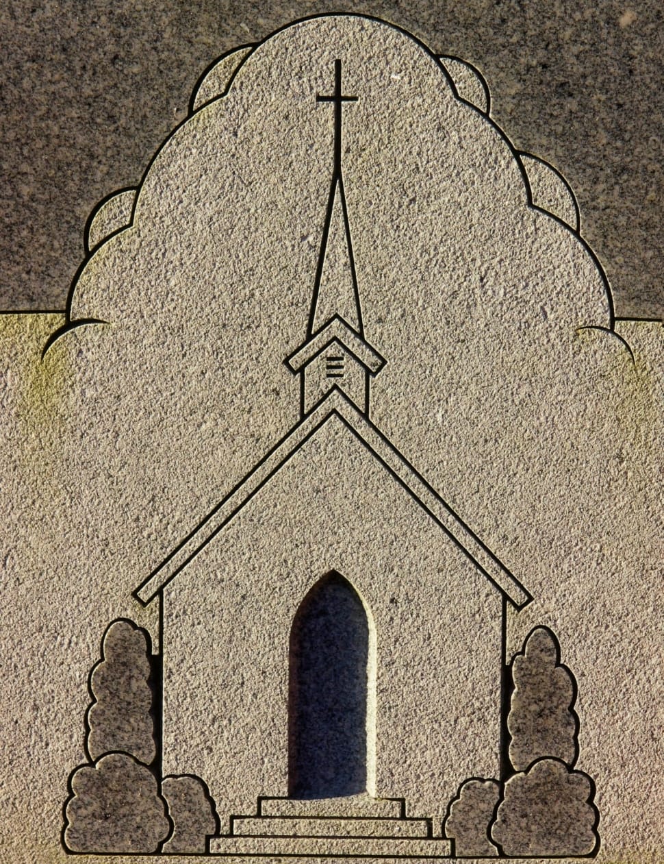 church illustration preview