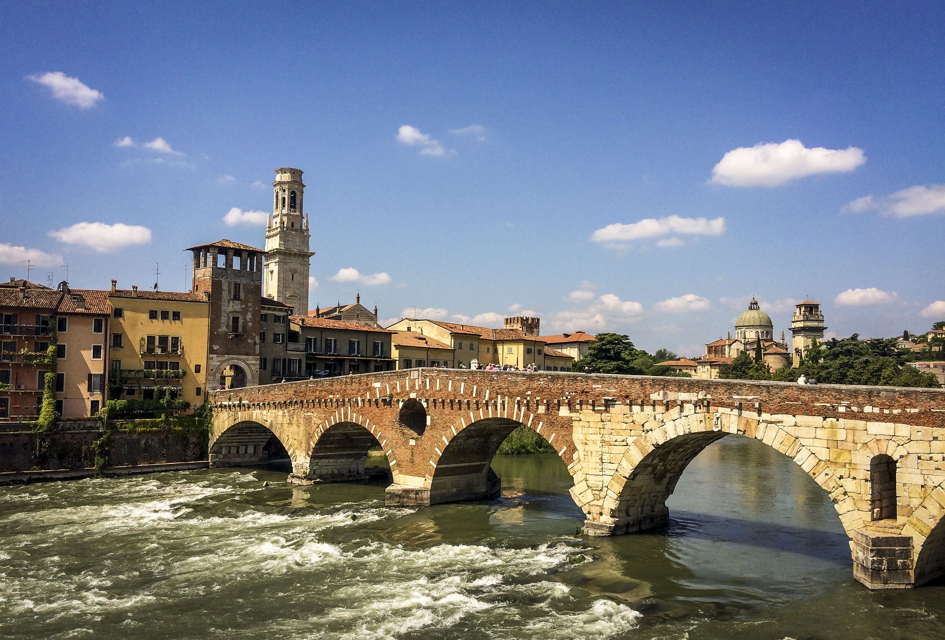 brown concrete bridge