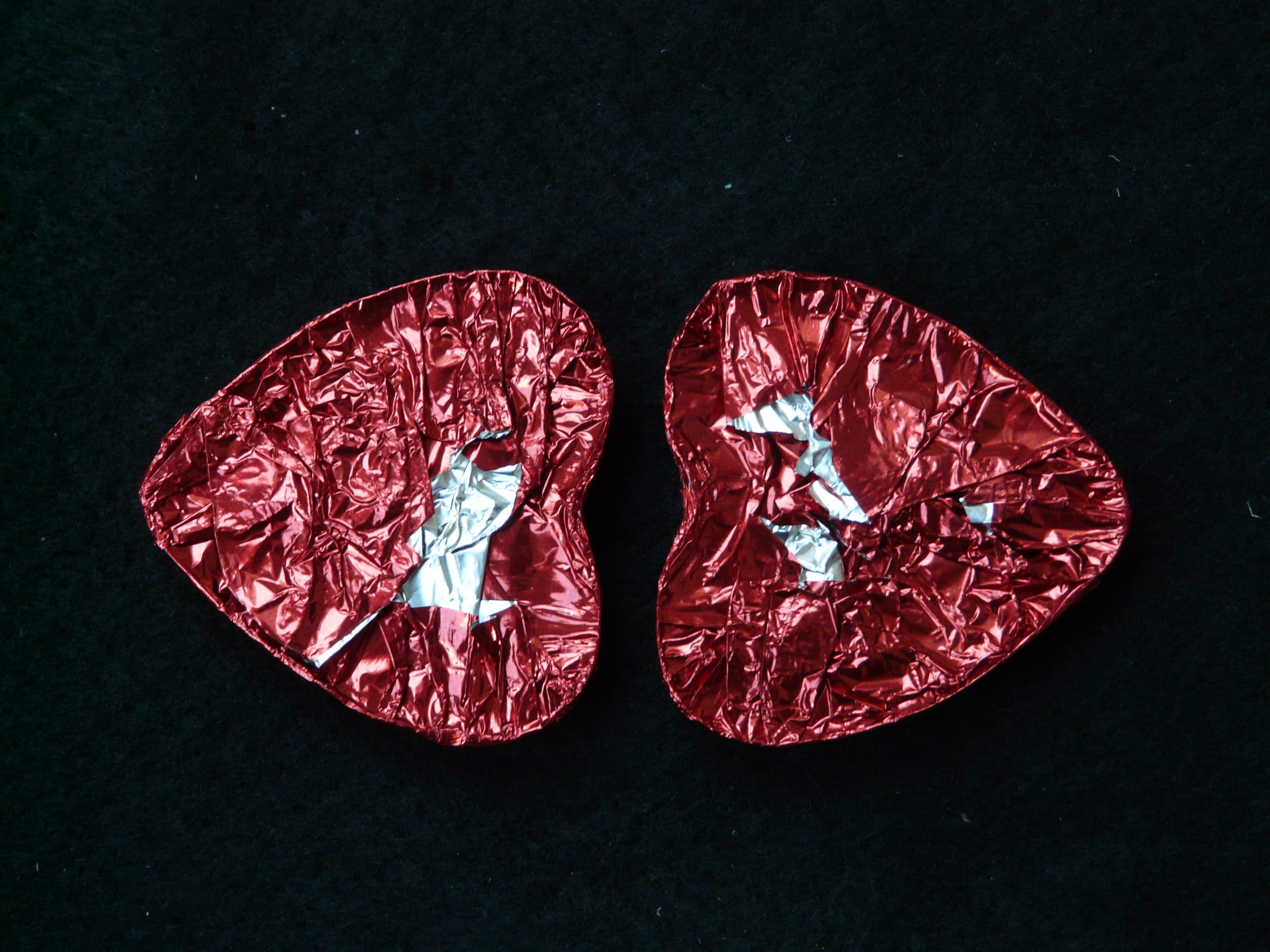 red heart shape case