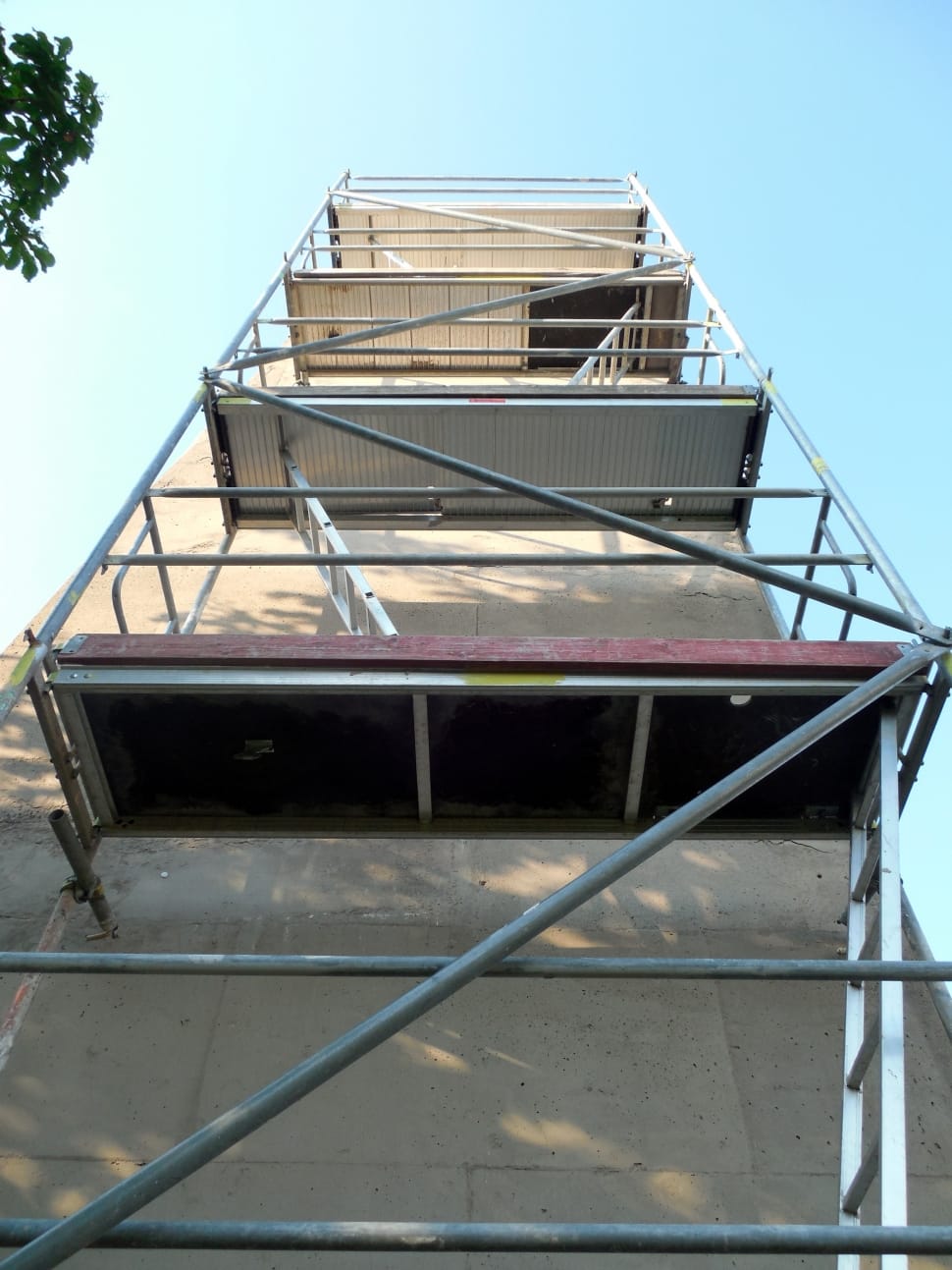 gray steel scaffolding preview