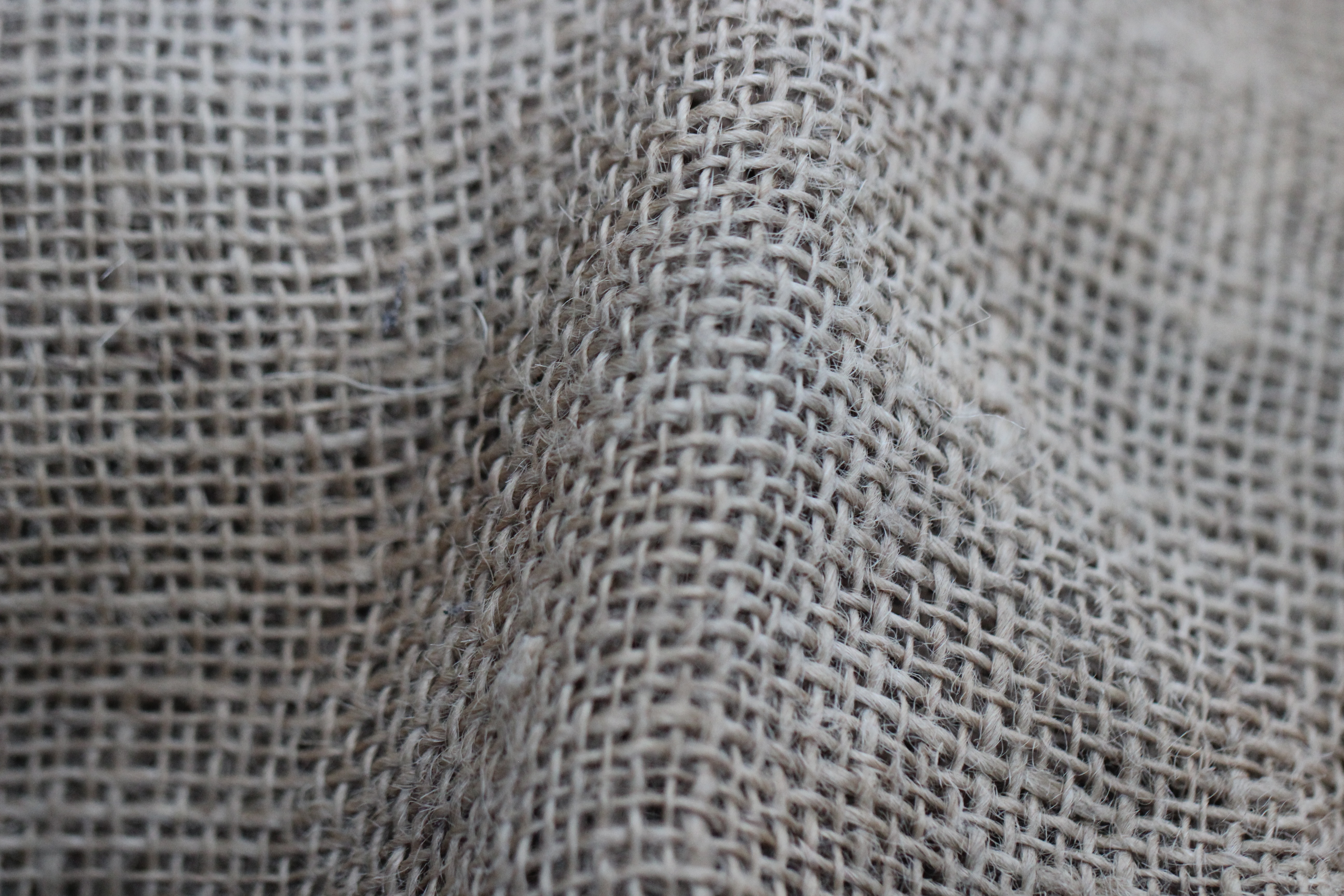 white woven textile