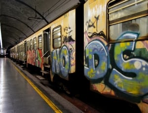 graffiti print train thumbnail