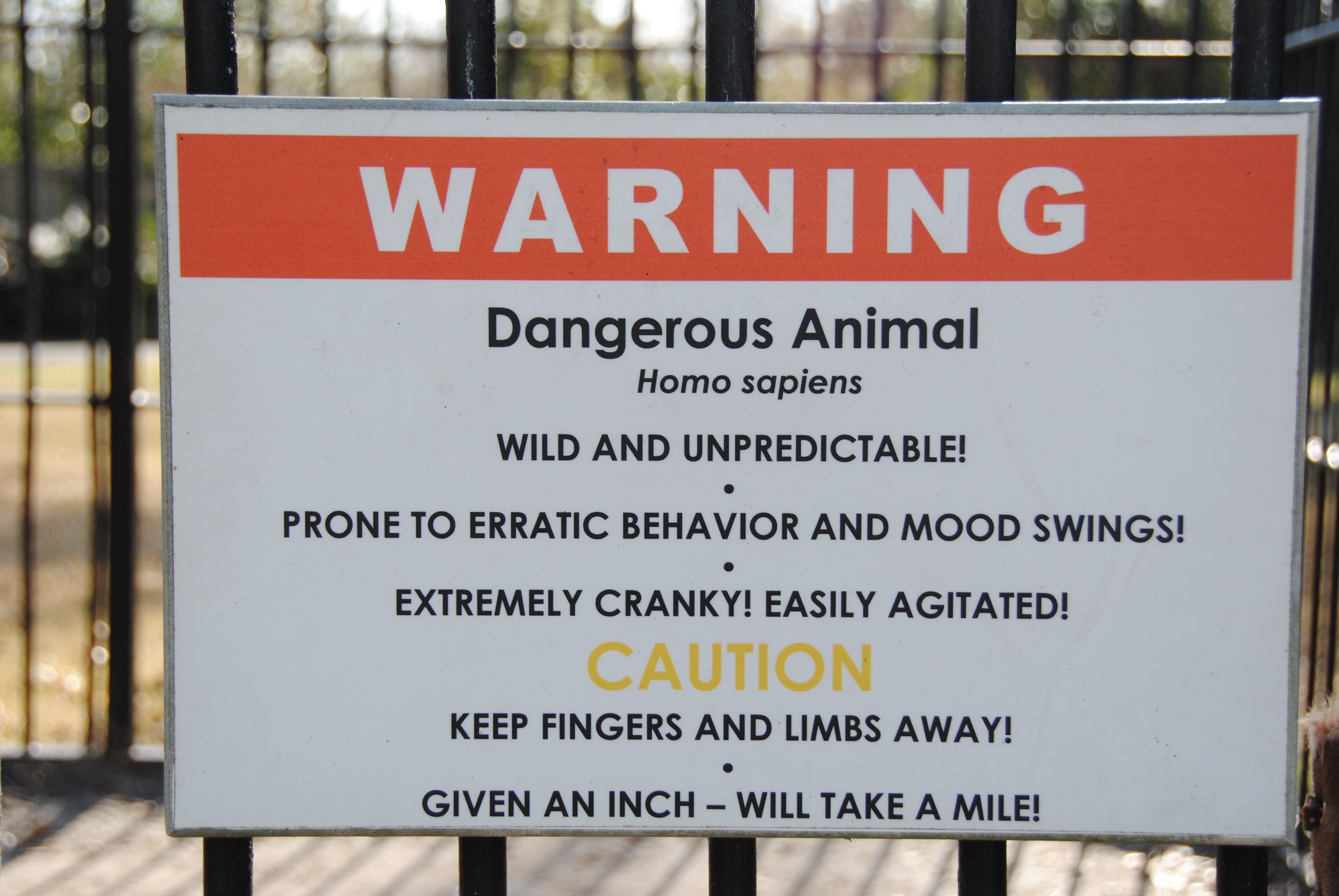 warning signboard