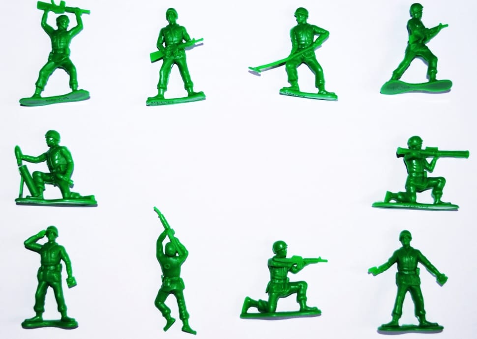 green plastic toy soldier preview