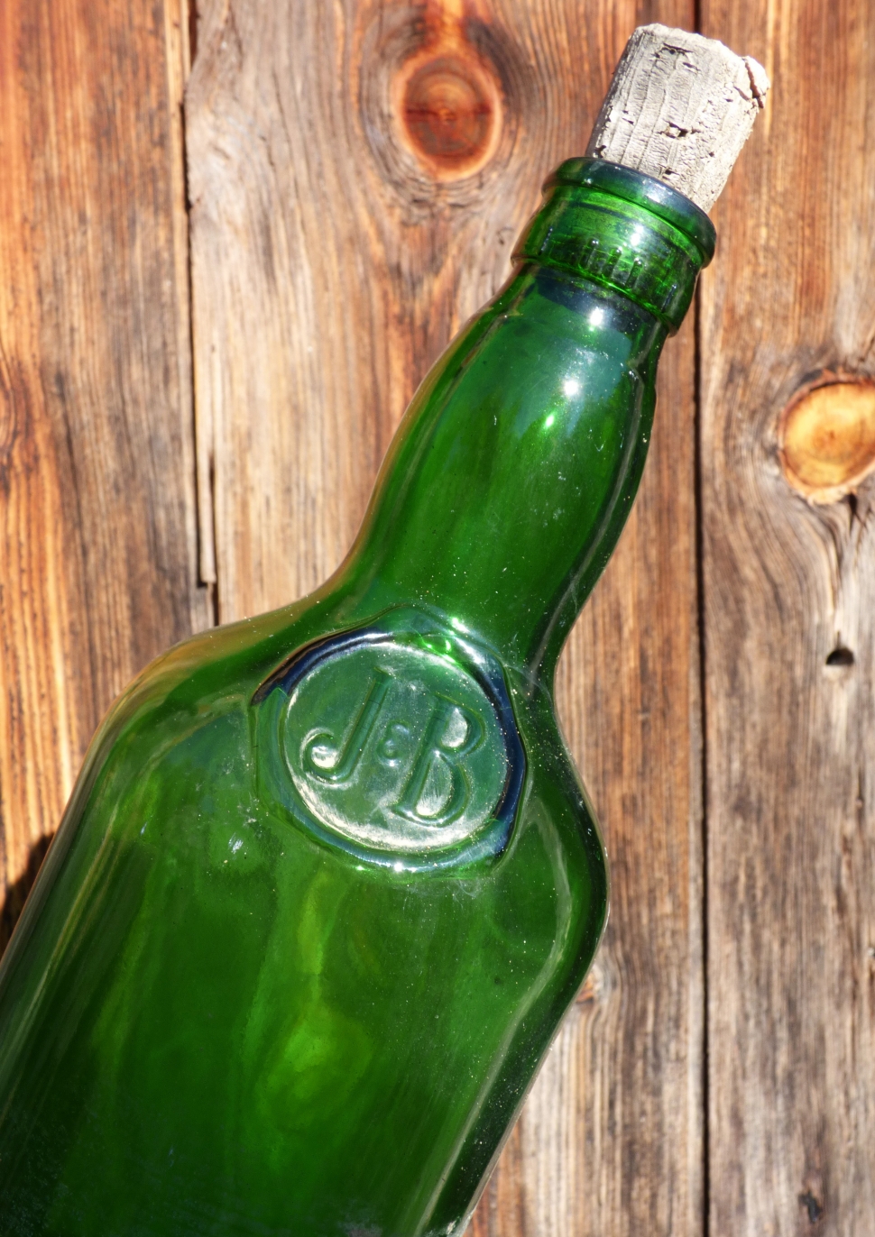 green glass cork bottle preview