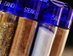 blue lid clear condiment shakers thumbnail