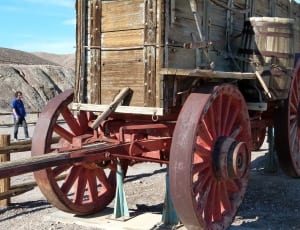 capture image of wheeled wagons during day time thumbnail