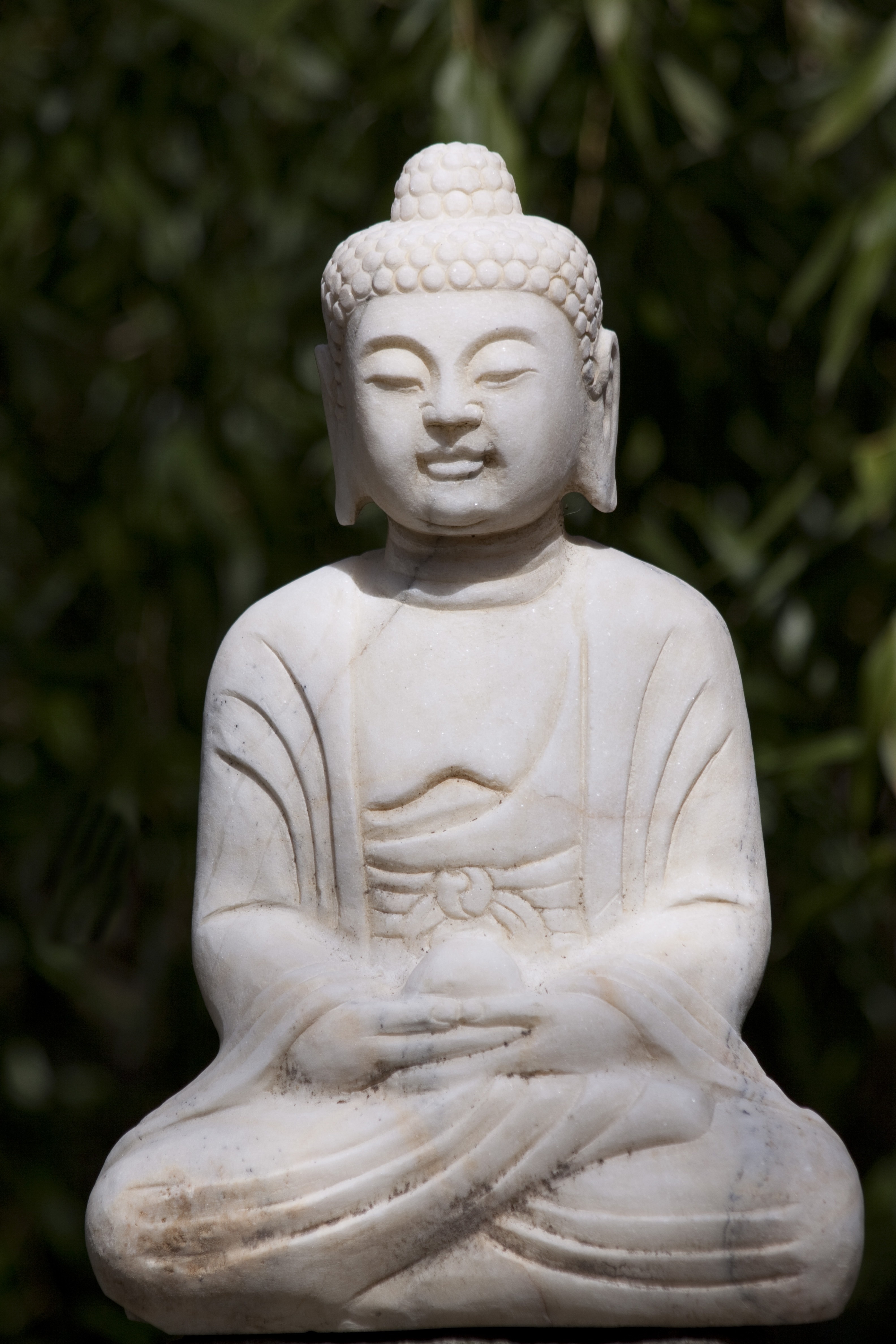 buddha concrete figurine