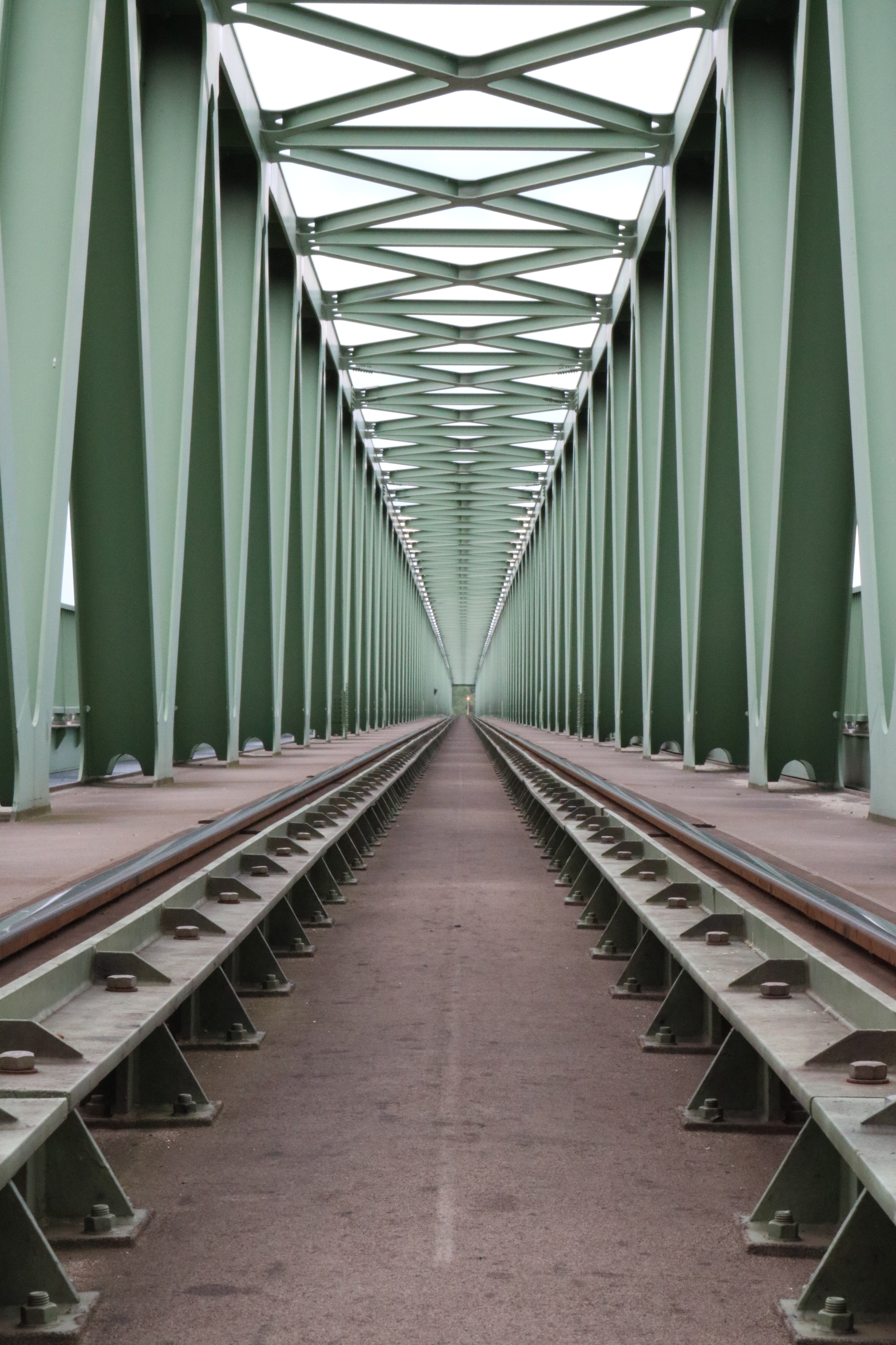 gray metal bridge3