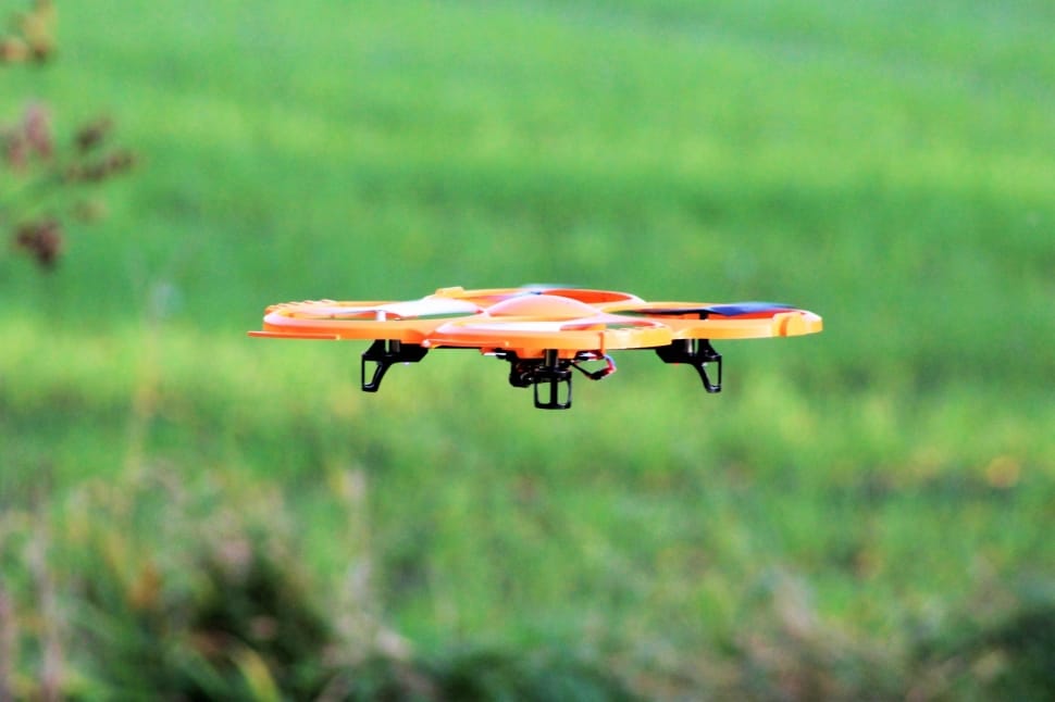 orange and red quadcopter preview