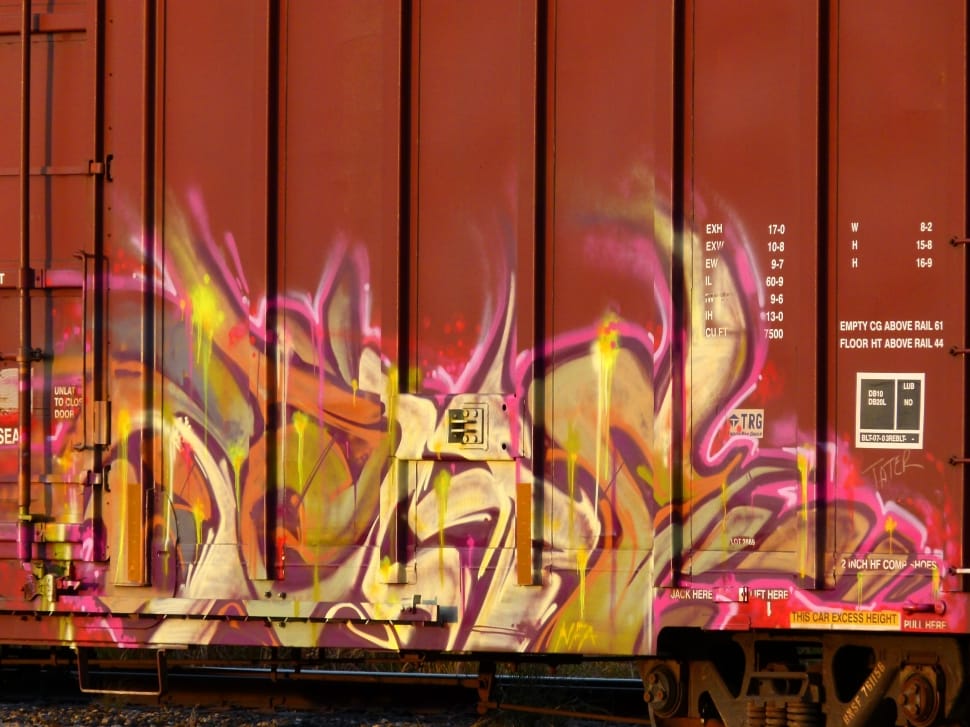 white and pink graffiti preview
