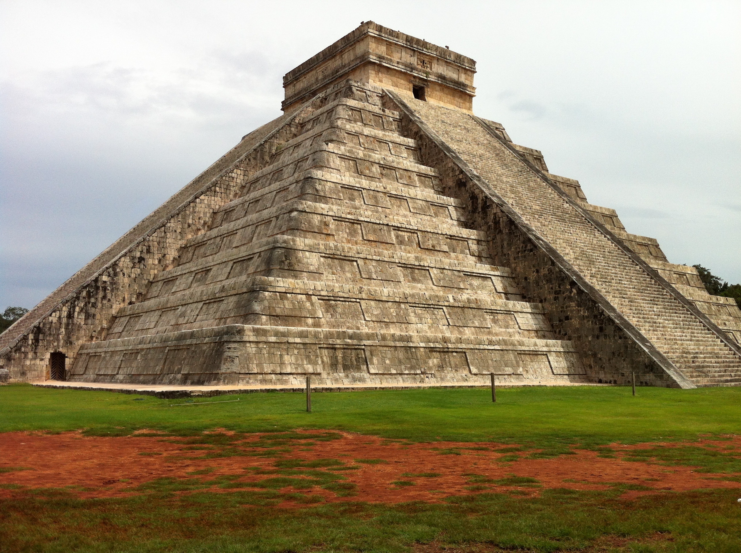concrete aztec pyramid