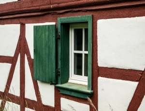 green wooden frame window thumbnail