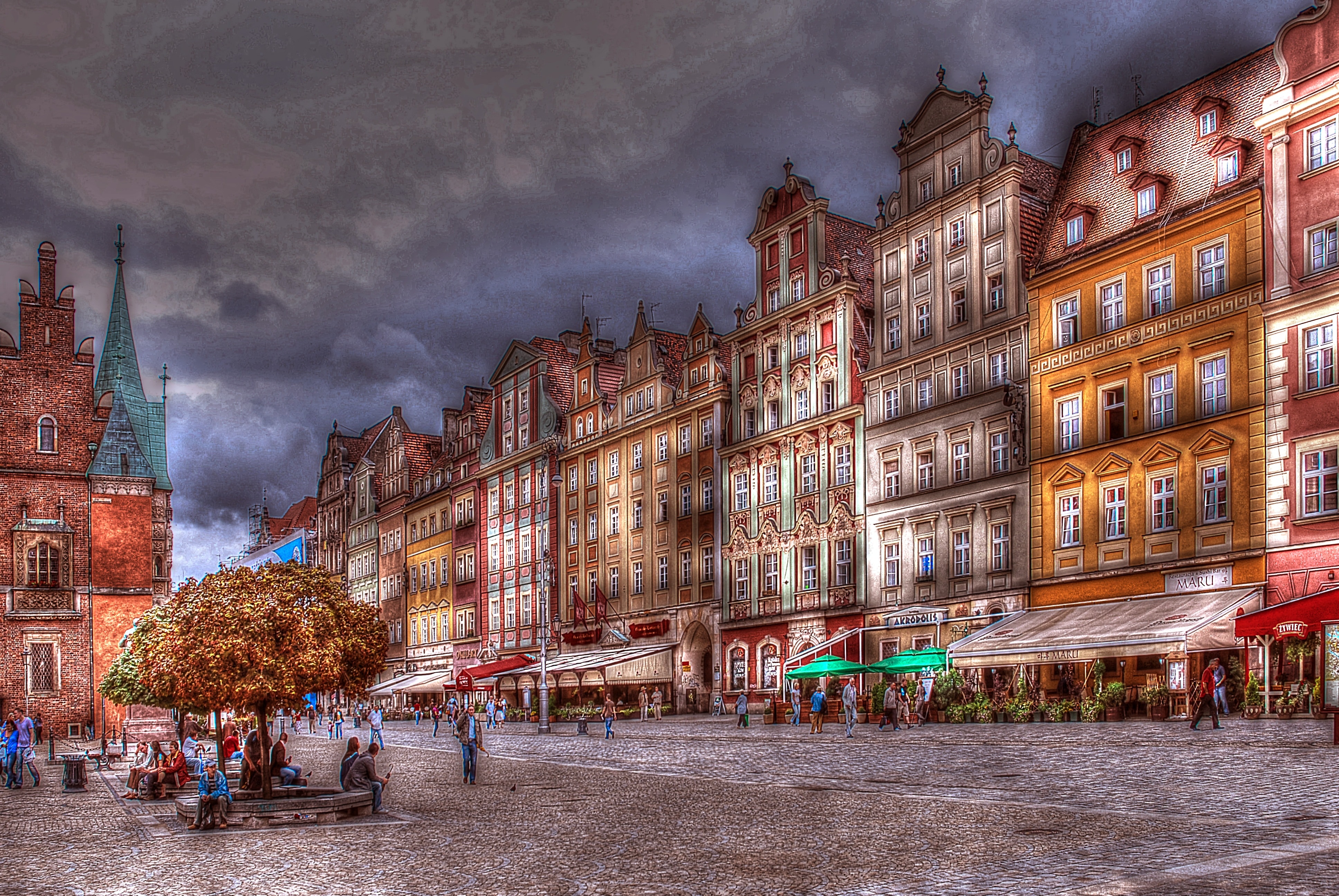Wrocław, Architecture, Townhouses, , 