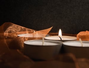 silver tealight candle thumbnail