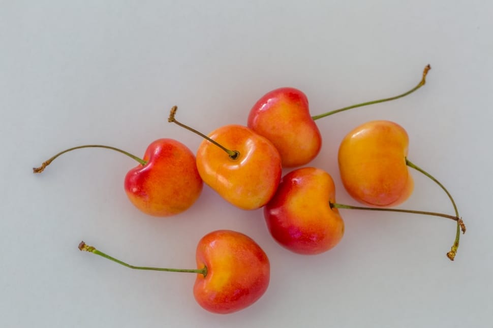 orange red cherries preview