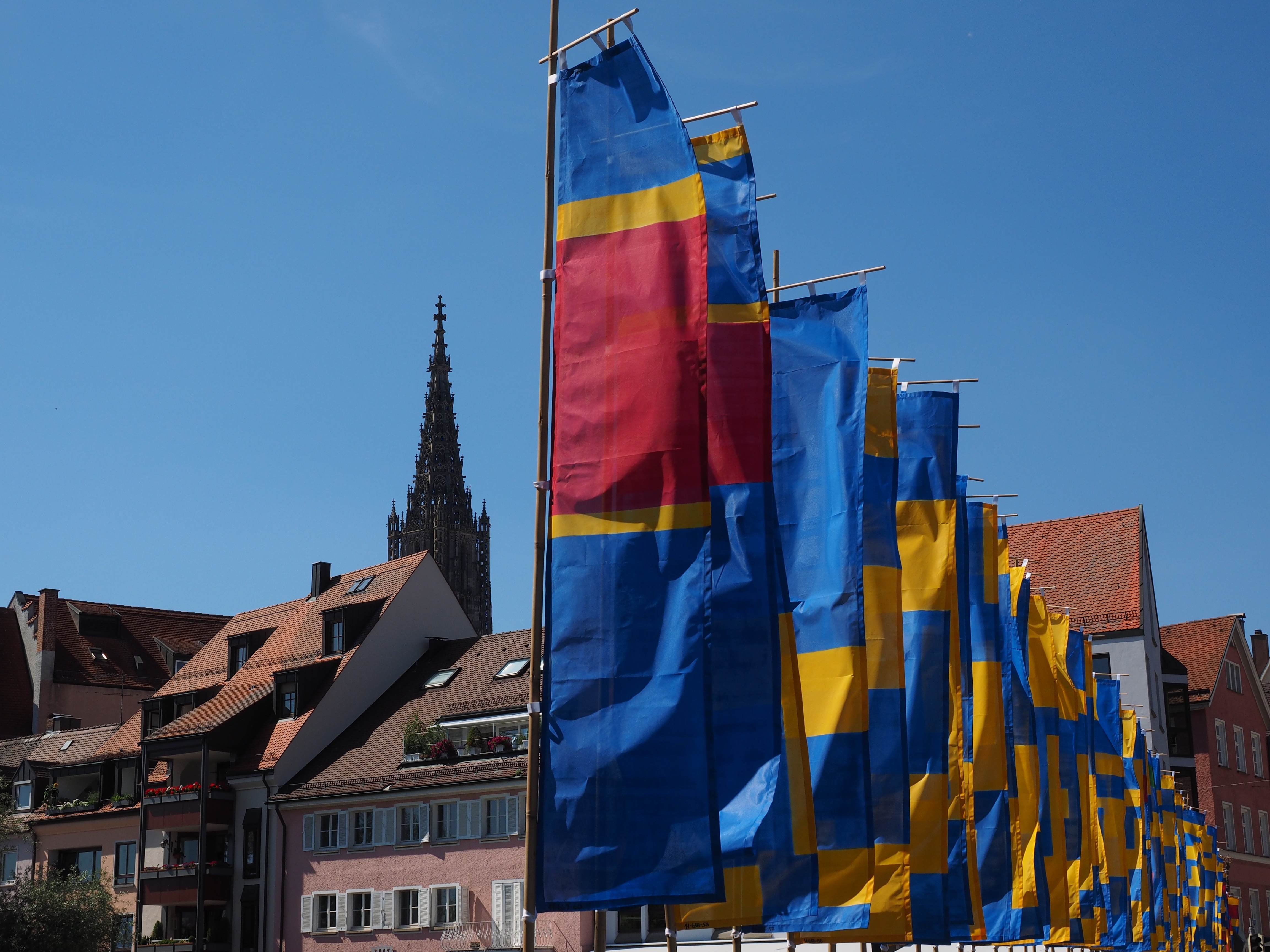 red yellow and blue flag