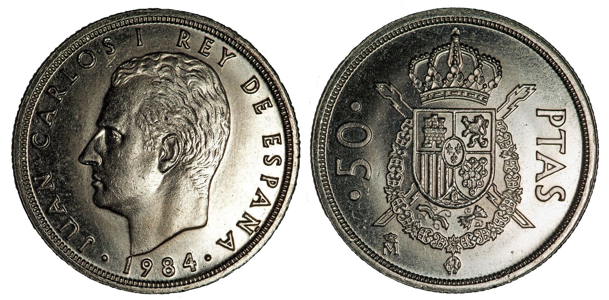 two silver round coins