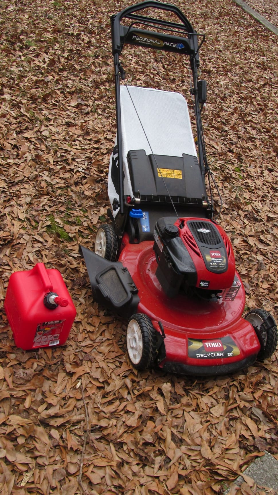 black and red toro push mower preview