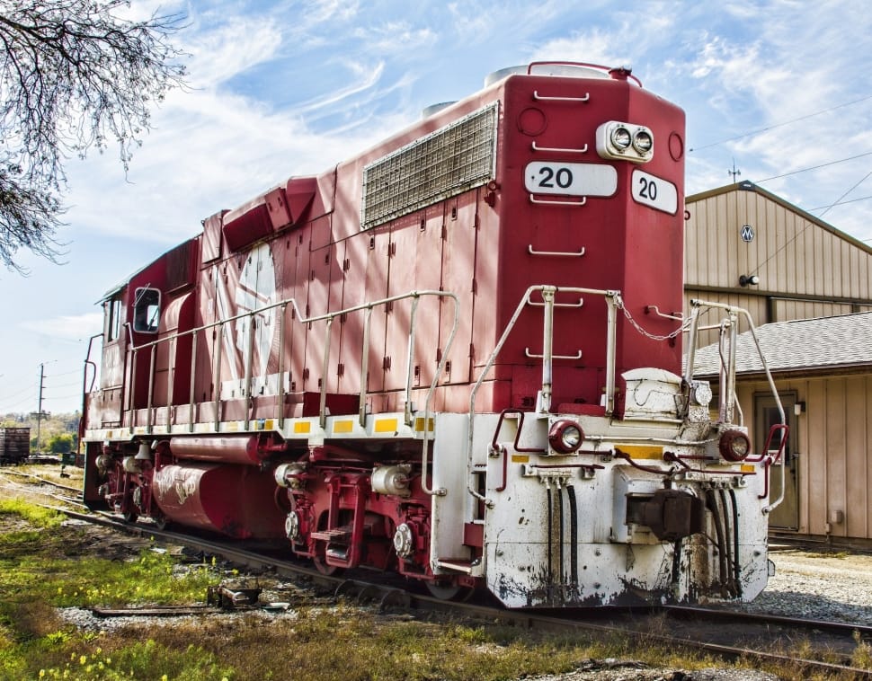 red and white train preview