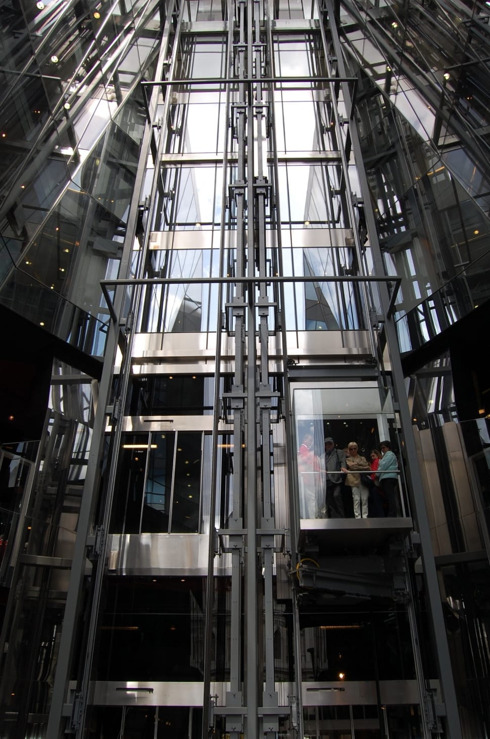 gray steel elevator preview