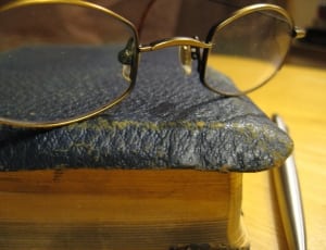 gold framed eyeglasses thumbnail