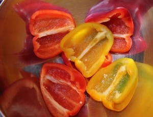 red and orange sliced bell peppers thumbnail