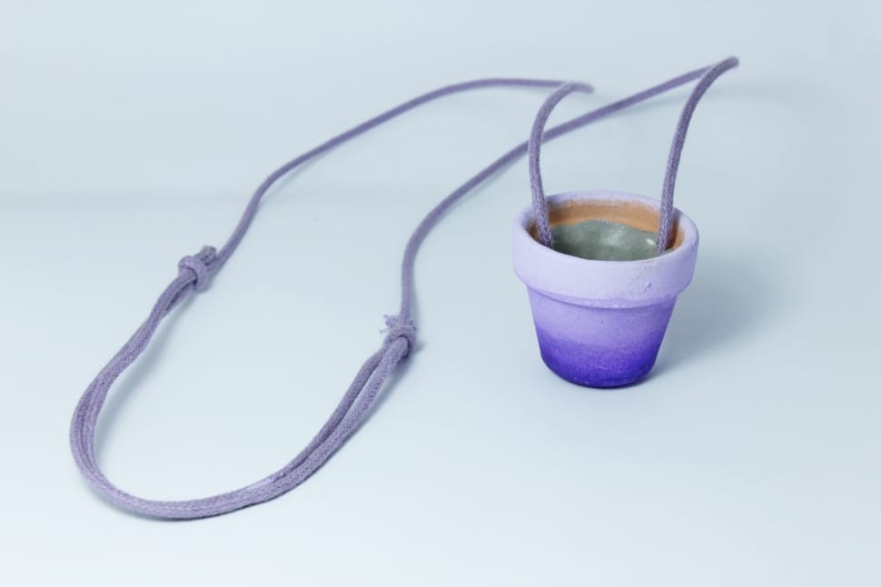 purple pot pendant necklace preview