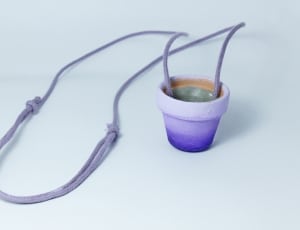 purple pot pendant necklace thumbnail