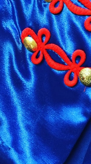 blue and red textile thumbnail