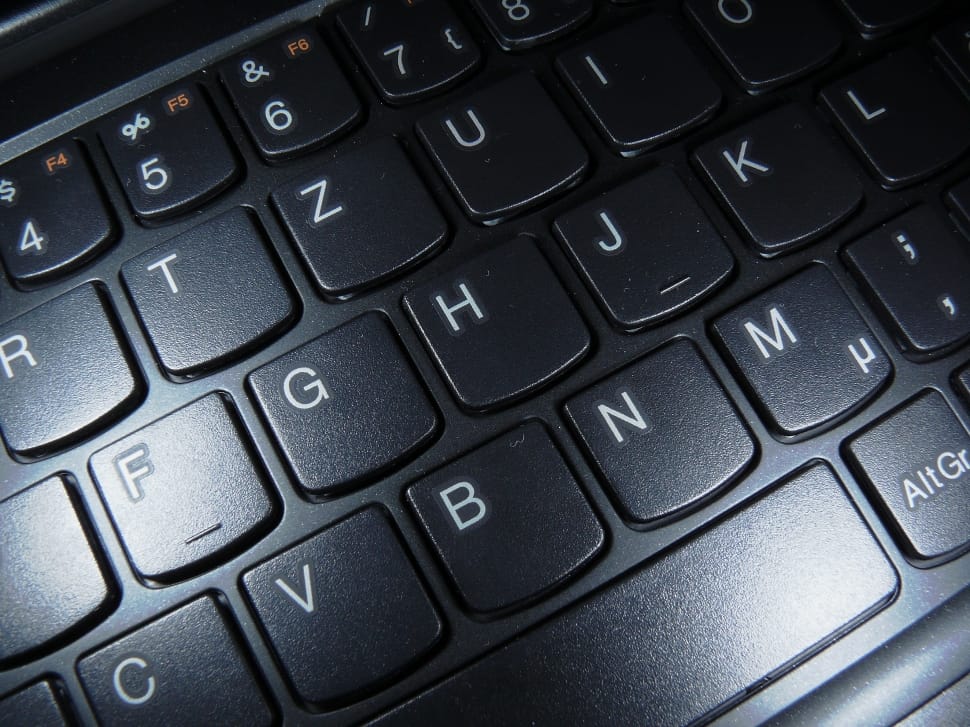 black laptop keyboard preview