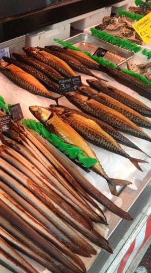 piled edible fish lot at the market thumbnail
